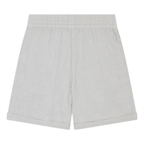 BIRKHOLM Muslin Shorts Meleret Grå